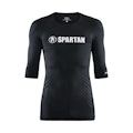 Spartan SS Compression Top M - Black
