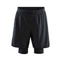 Spartan 2-In1 Shorts M - Black