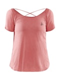 Core Charge Cross Back Tee W - Pink