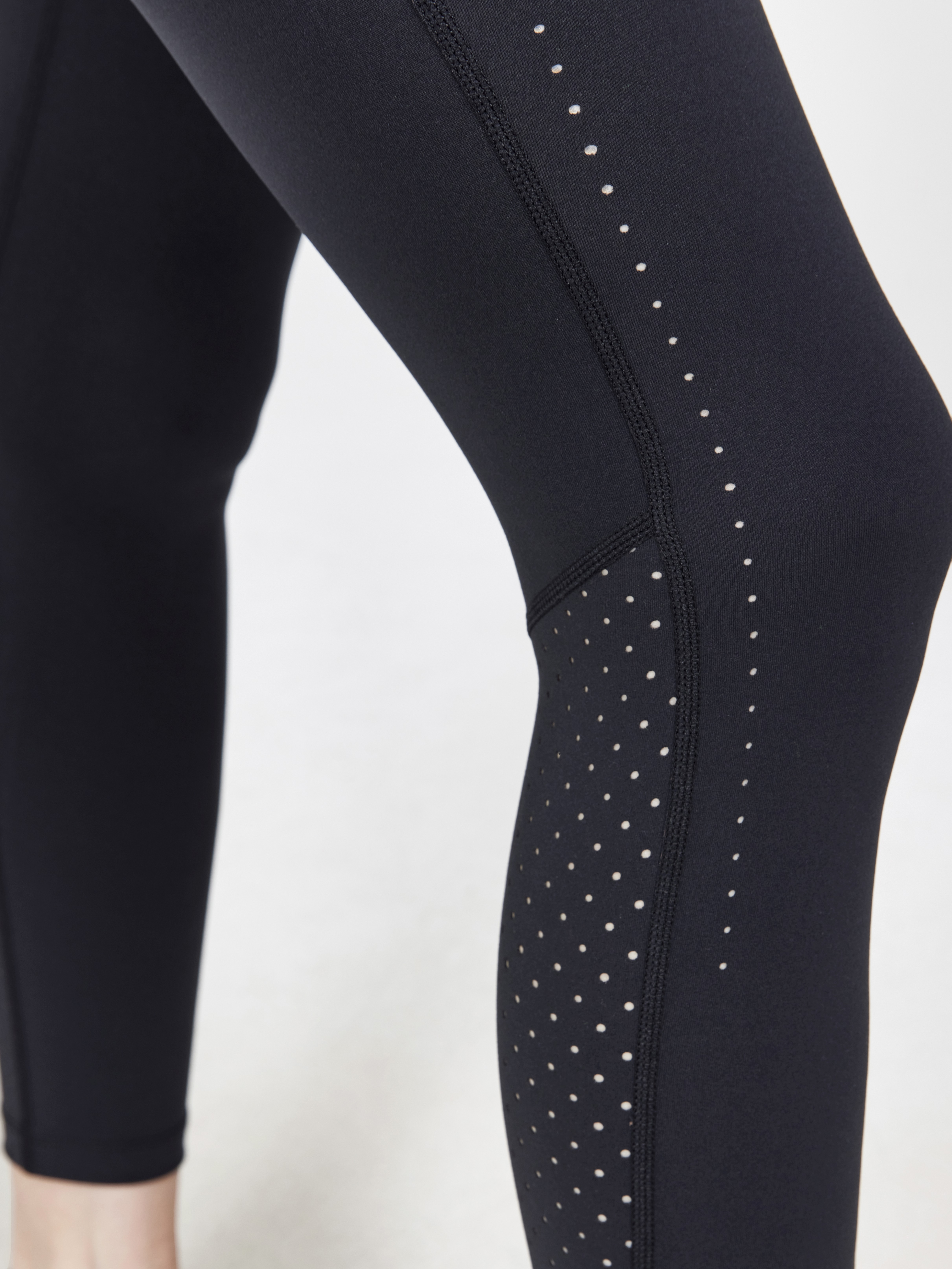TINE PERFORATED - Tights - black