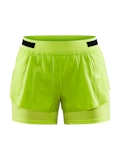CTM Distance 2in1 Shorts W - Green