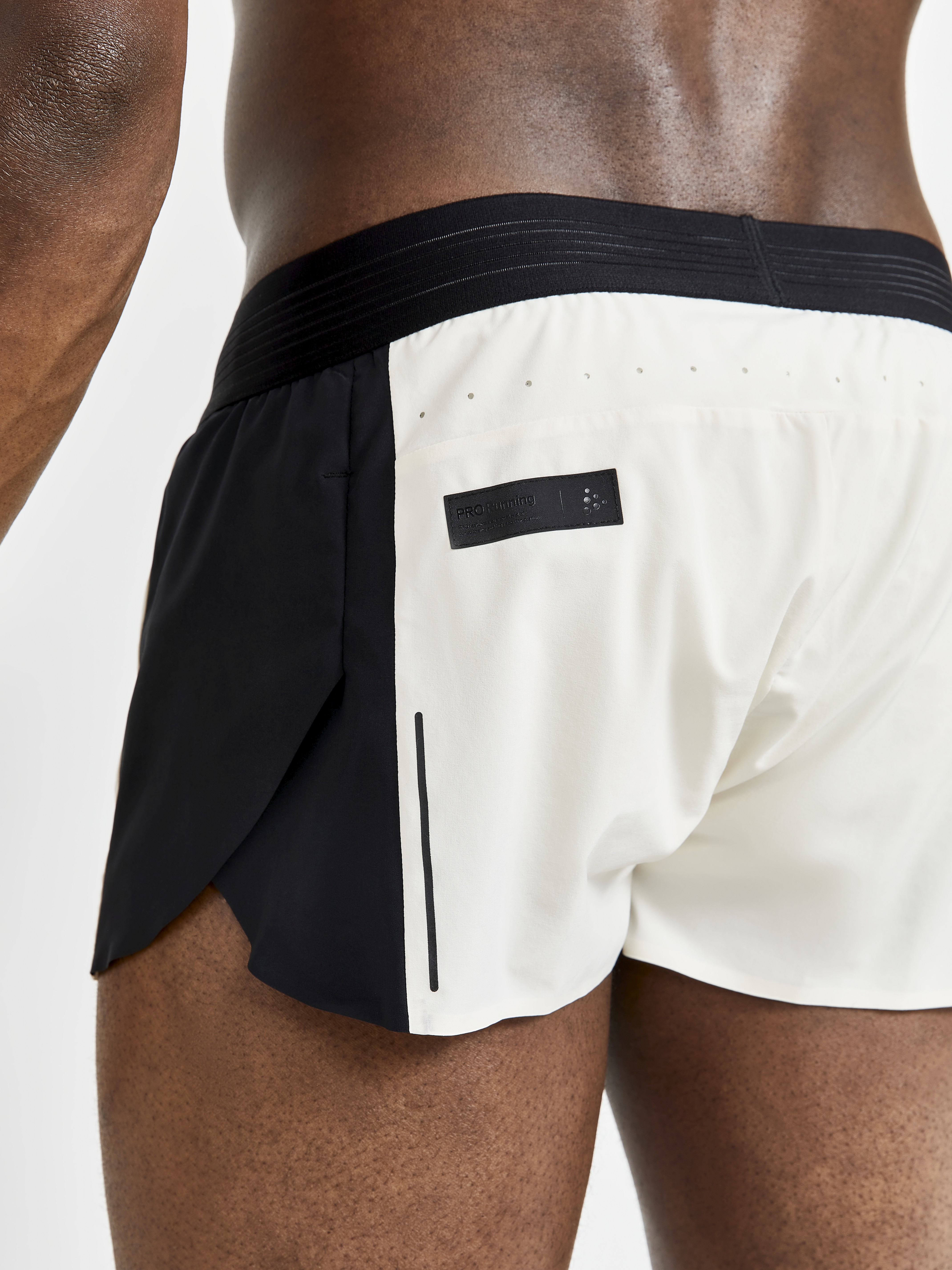 MSHTV Compression Shorts White Multi Logo — MSHTV Clothing