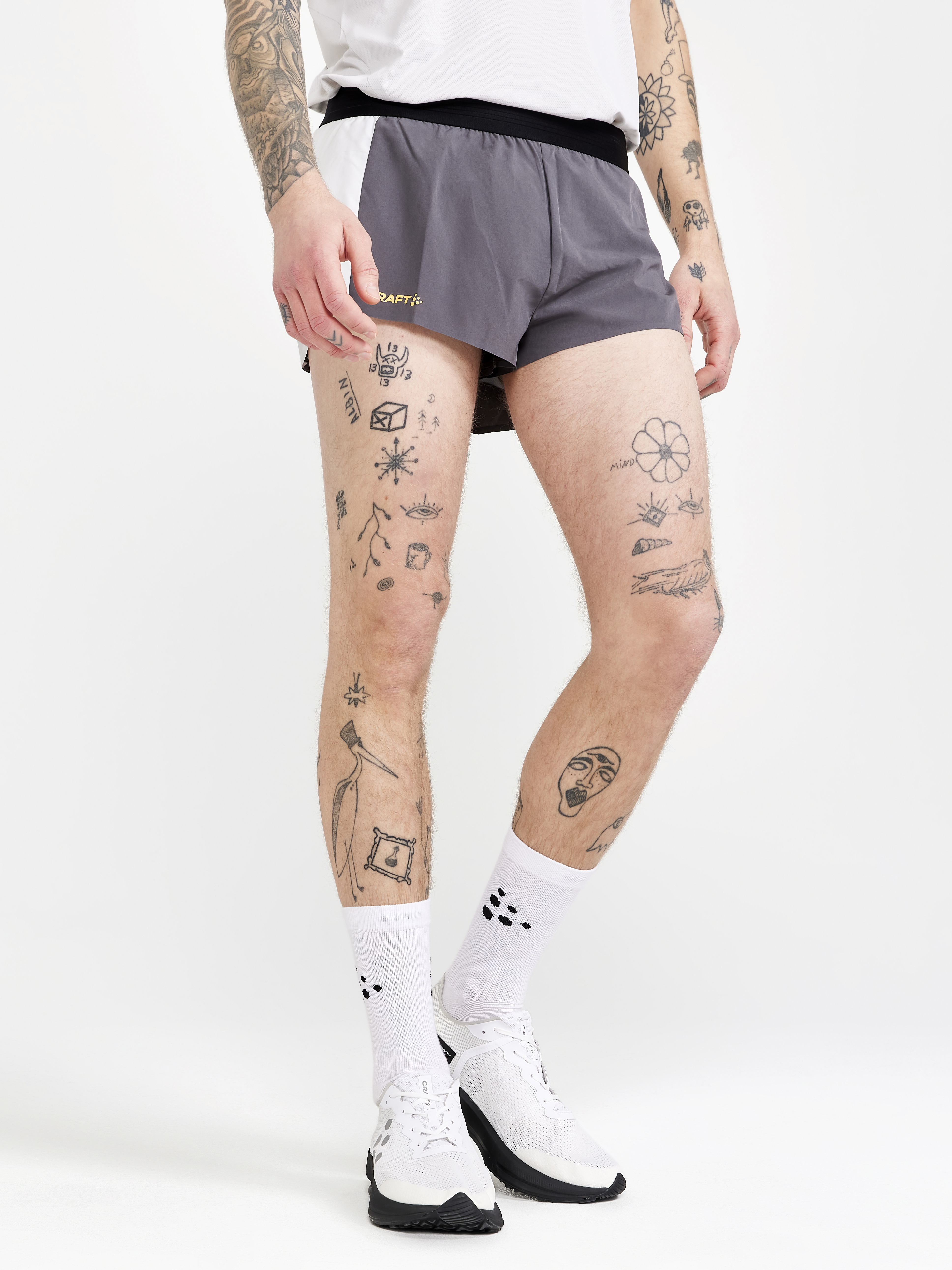 PRO Hypervent Split Shorts M - Grey | Craft Sportswear
