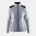 Noble Zip Jacket Heavy Knit fleece W - Grey