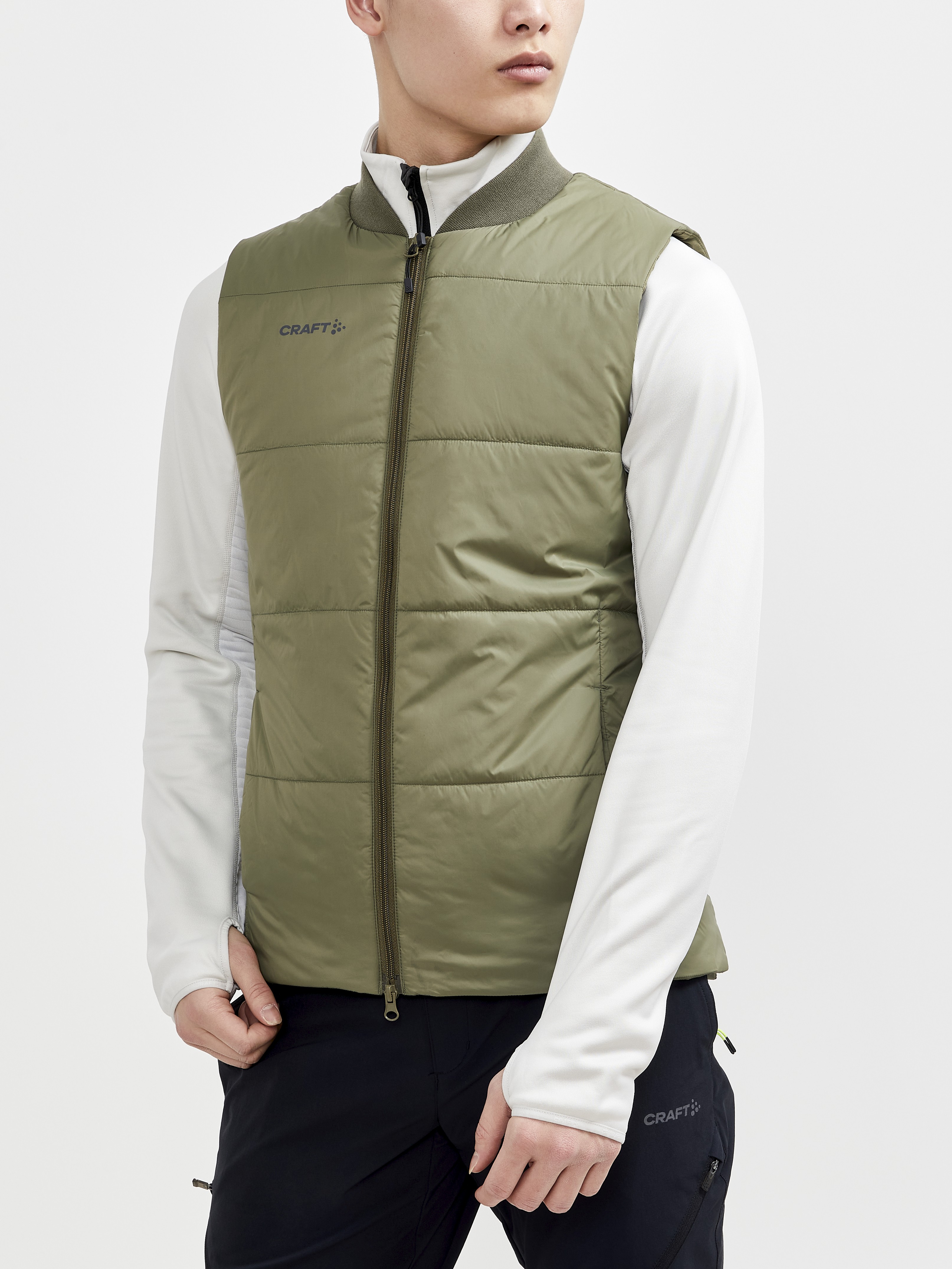 Core Light Padded Vest M - Green | Craft Sportswear