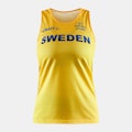 Svenska Löpare Singlet W - Yellow