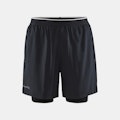ADV Essence Perforated 2-in-1 Stretch Shorts M - Black