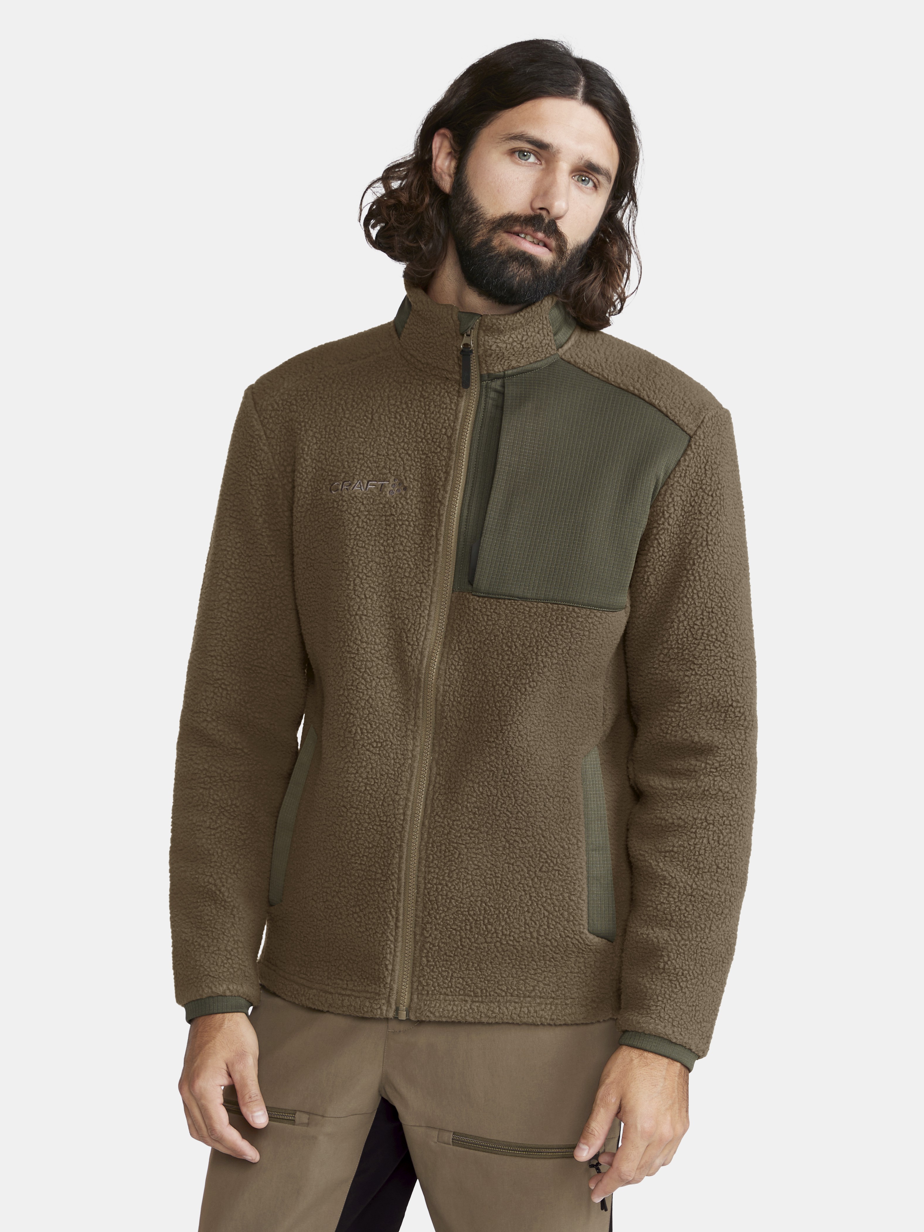 ADV Explore Pile Fleece Jacket M - Green