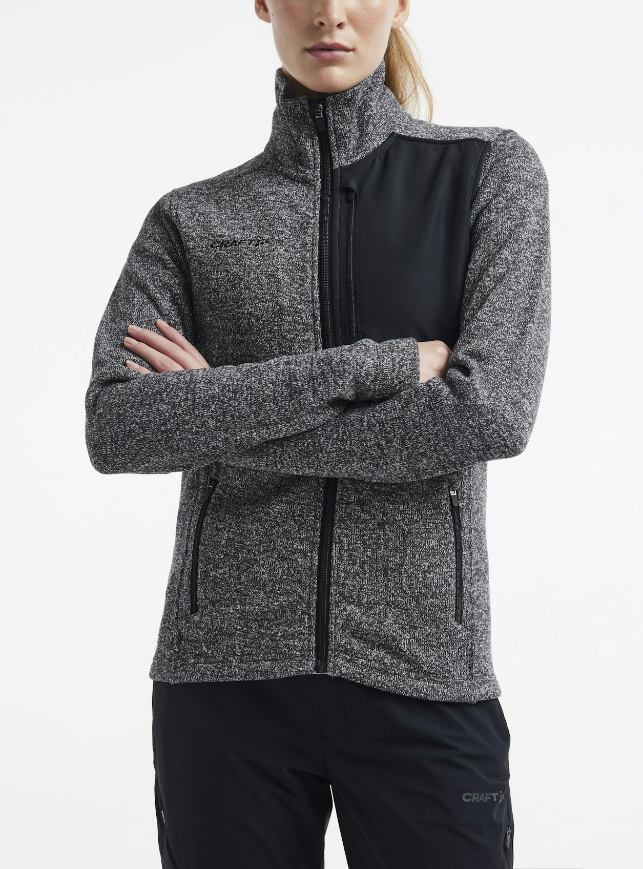 estante Seminario ayuda ADV Explore Heavy Fleece Jacket W - Black | Craft Sportswear