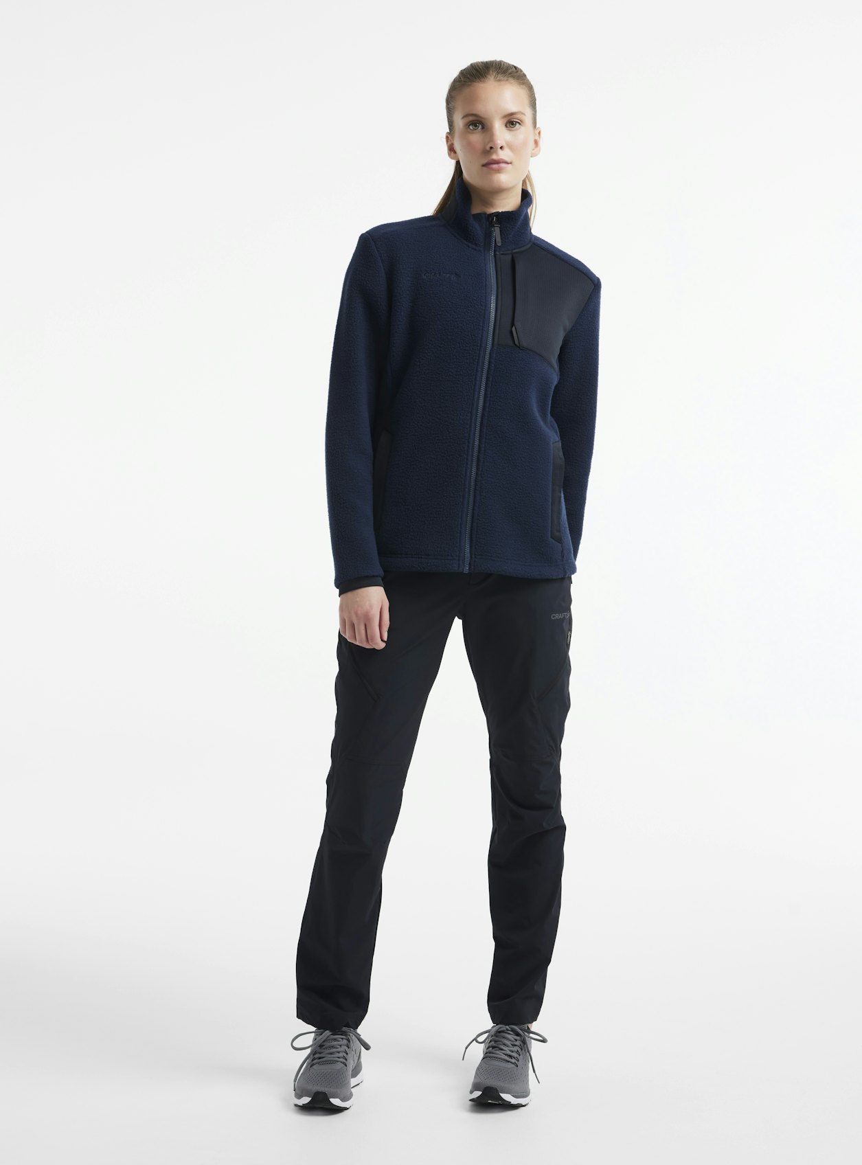 ADV Explore Pile Fleece Jacket W - Navy blue | Craft Sportswear