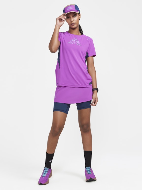 PRO Trail 2in1 Skirt W - Purple | Craft Sportswear