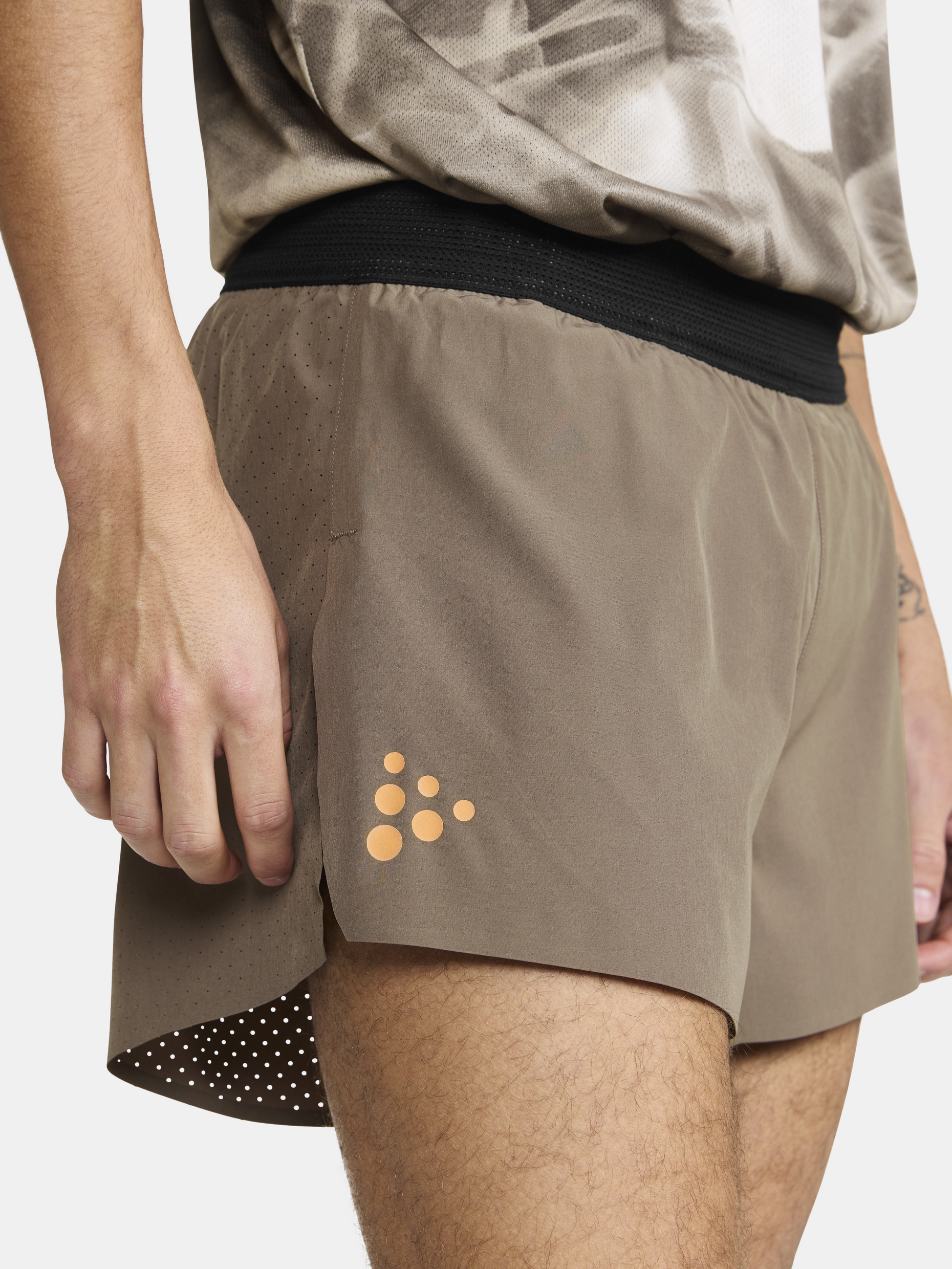 PRO Hypervent Split Shorts 2 M - Beige