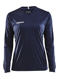 Squad Jersey Solid LS W - Navy blue