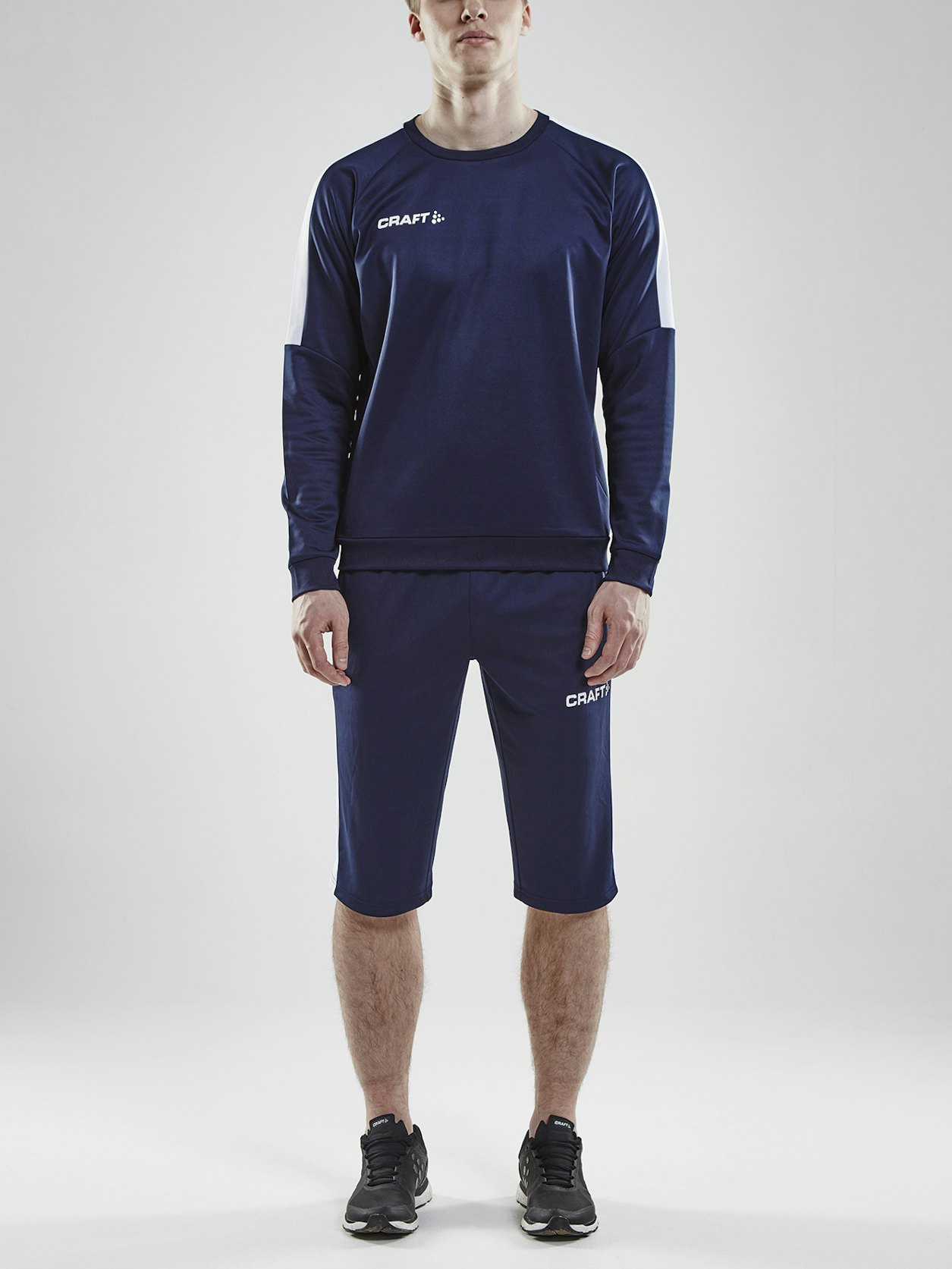 Progress R-Neck Sweather M blue Craft | Navy Sportswear 