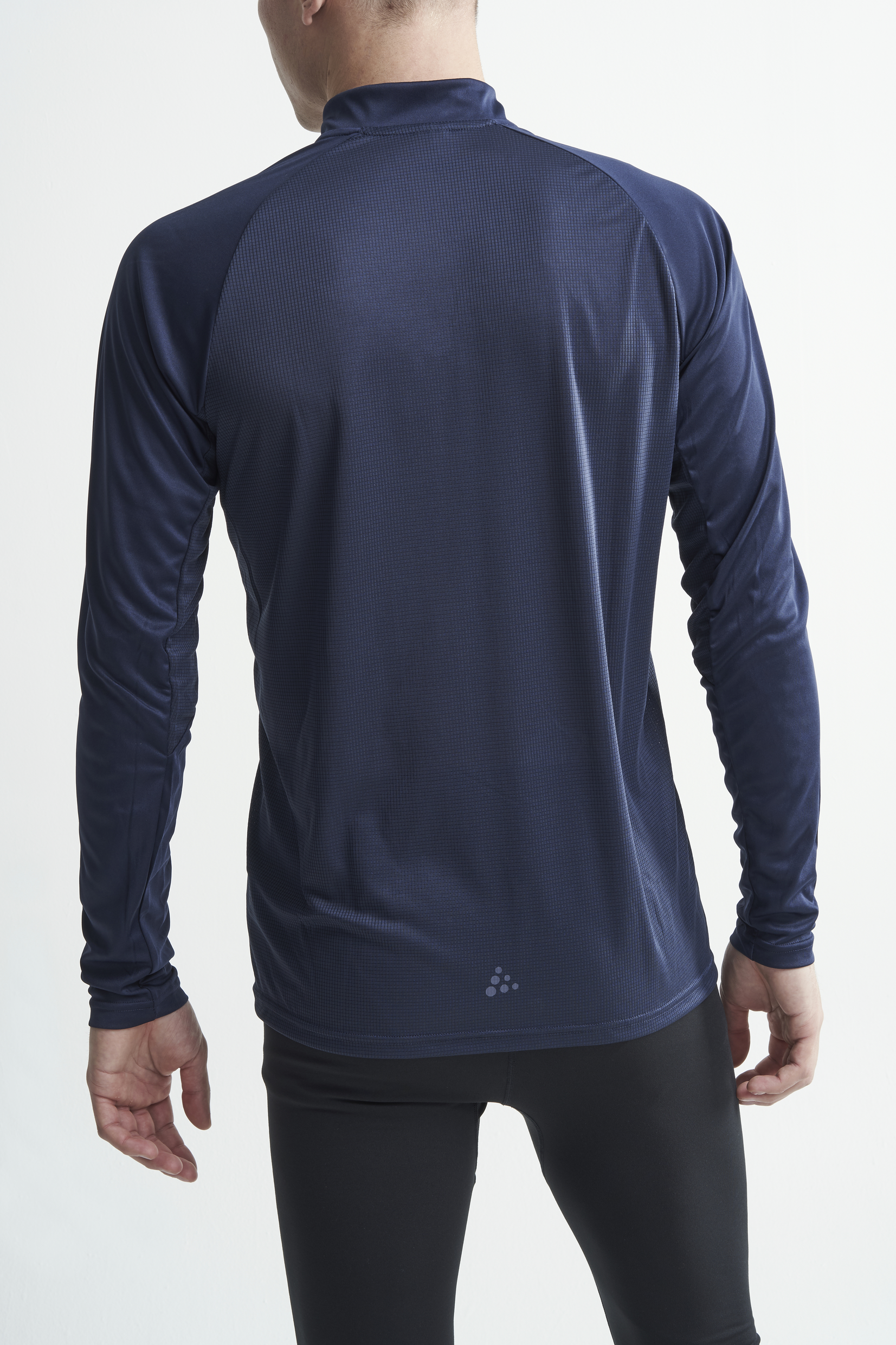 Eaze Half Sportswear Zip LS blue Navy M | Craft - Tee