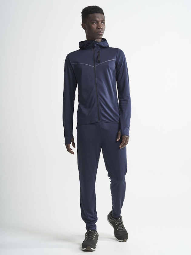 Eaze FZ Sweat Hood Jacket M - Blue | Craft Sportswear