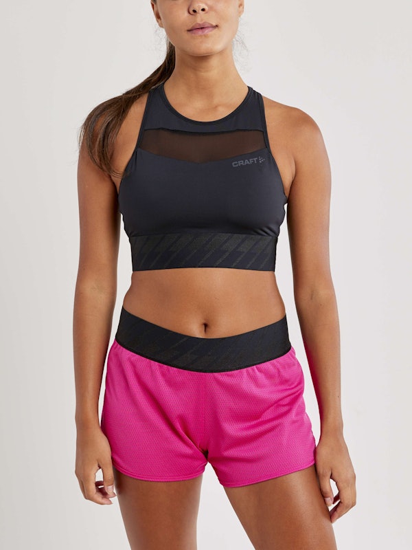 Charge Cropped Mesh Singlet W