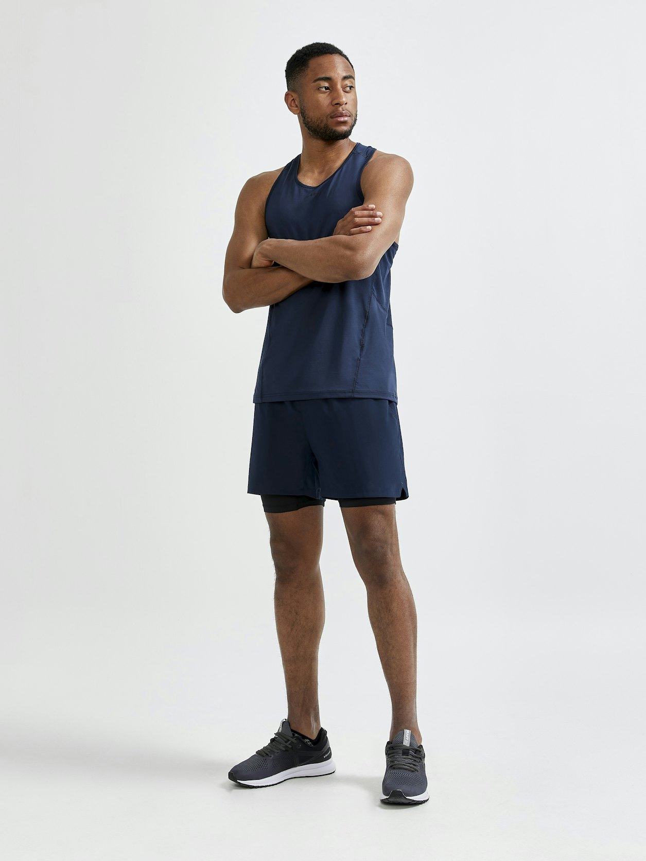 Essence Craft ADV Shorts 2-in-1 M Navy | - Stretch Sportswear blue