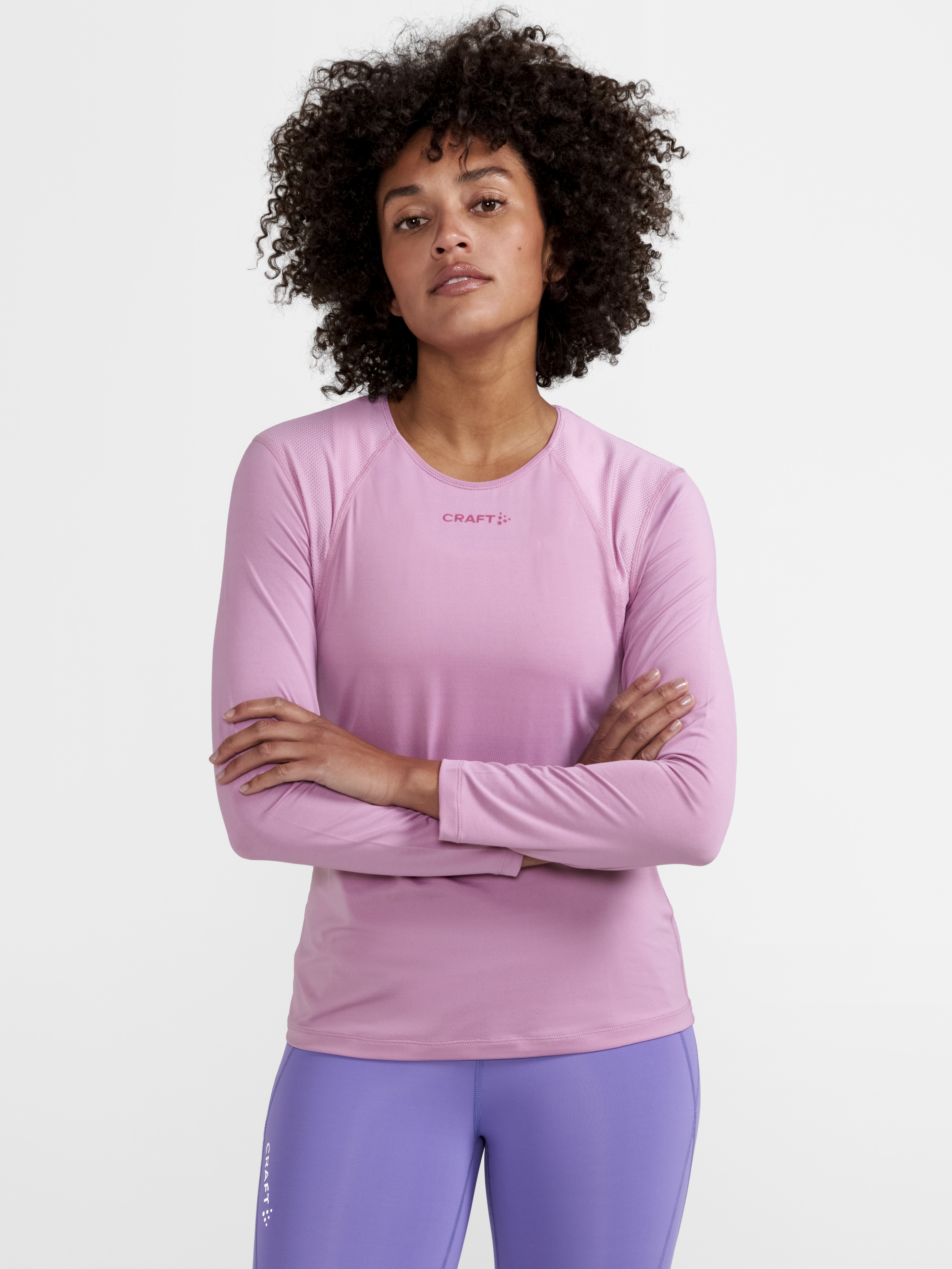 ADV Essence Tee Sportswear - Craft | W LS Pink