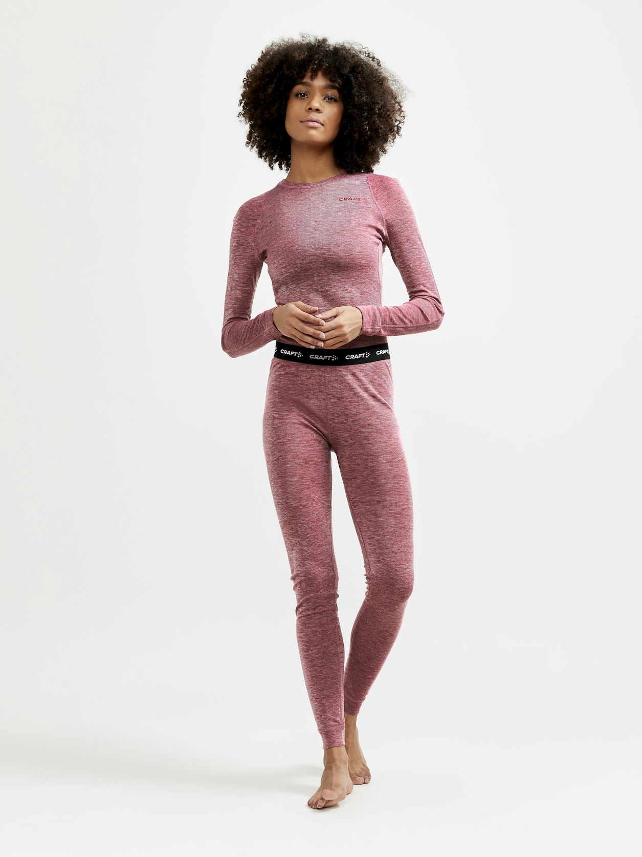 baai droom Egypte CORE Wool Merino Set W - Pink | Craft Sportswear