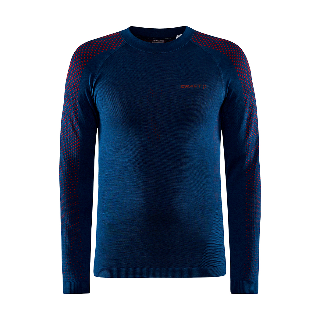 Craft | Intensity blue Warm Navy Sportswear M - LS Fuseknit ADV