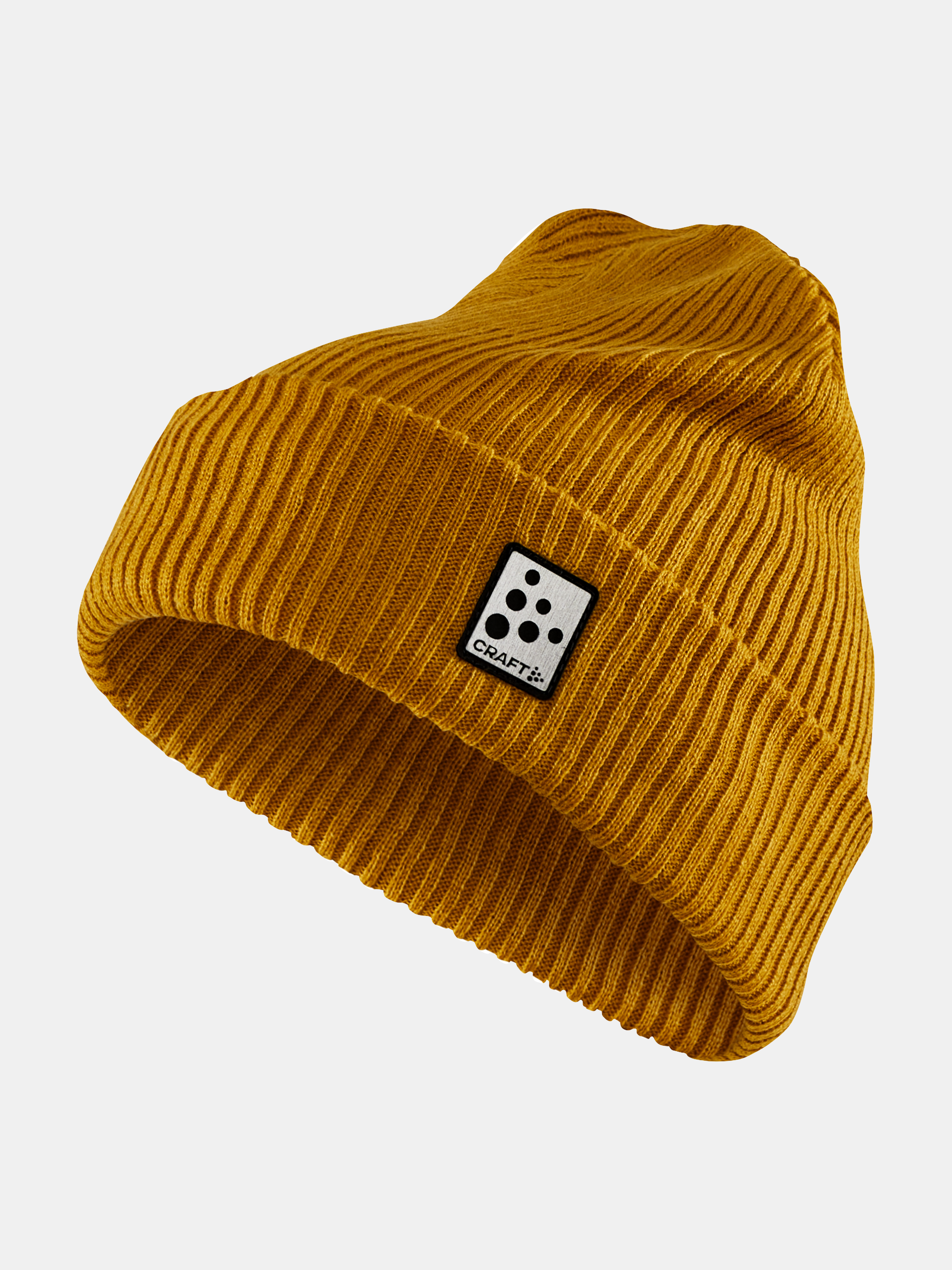 Core Rib Knit Hat - Yellow