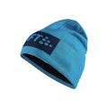 Core Square Logo Knit Hat - Blue