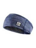 Microfleece shaped headband - Blue