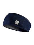 Microfleece shaped headband - Navy blue